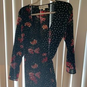 Floral Long Sleeve Dress/Tunic/Top